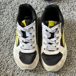 Puma Black and Yellow Sneakers